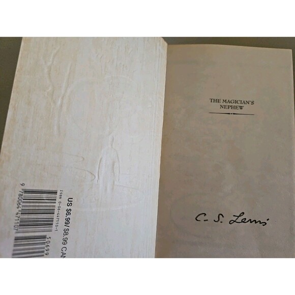 The Chronicles Of Narnia,The Magicians Nephew By CS Lewis 1983 Vtg Pre-owned - Picture 4 of 13